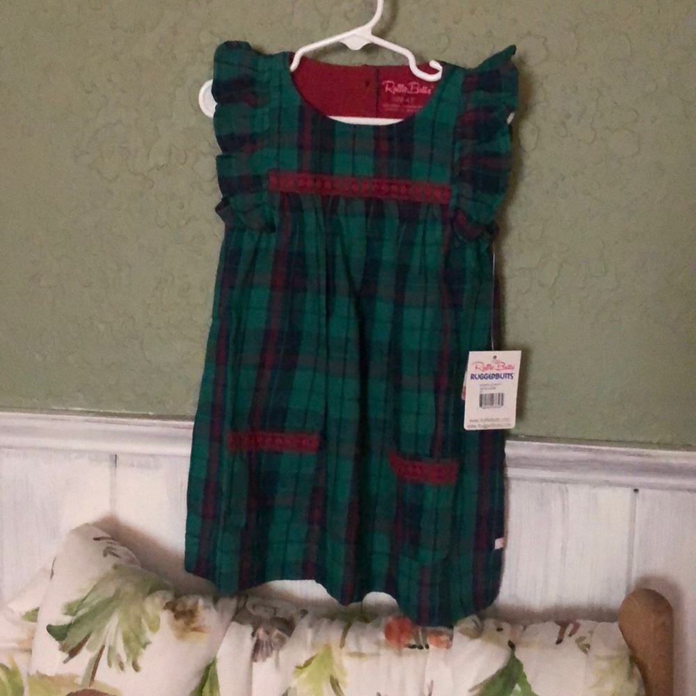 Ruffle Butts 4T holiday dress NWT